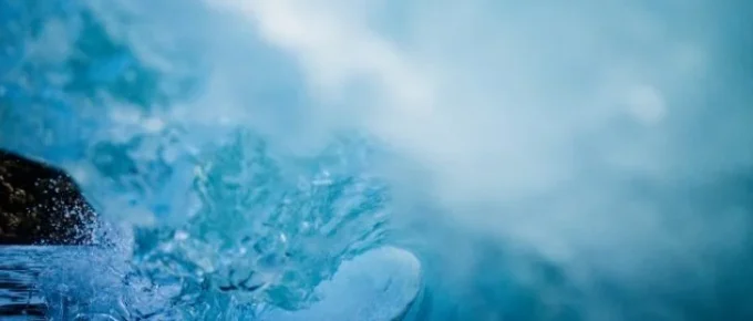 Frozen water
